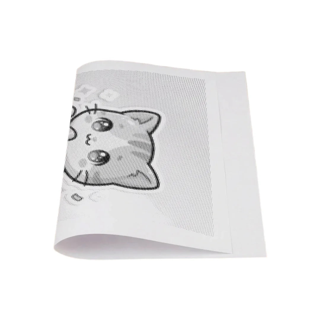 Gatto con pittura a punti regalo