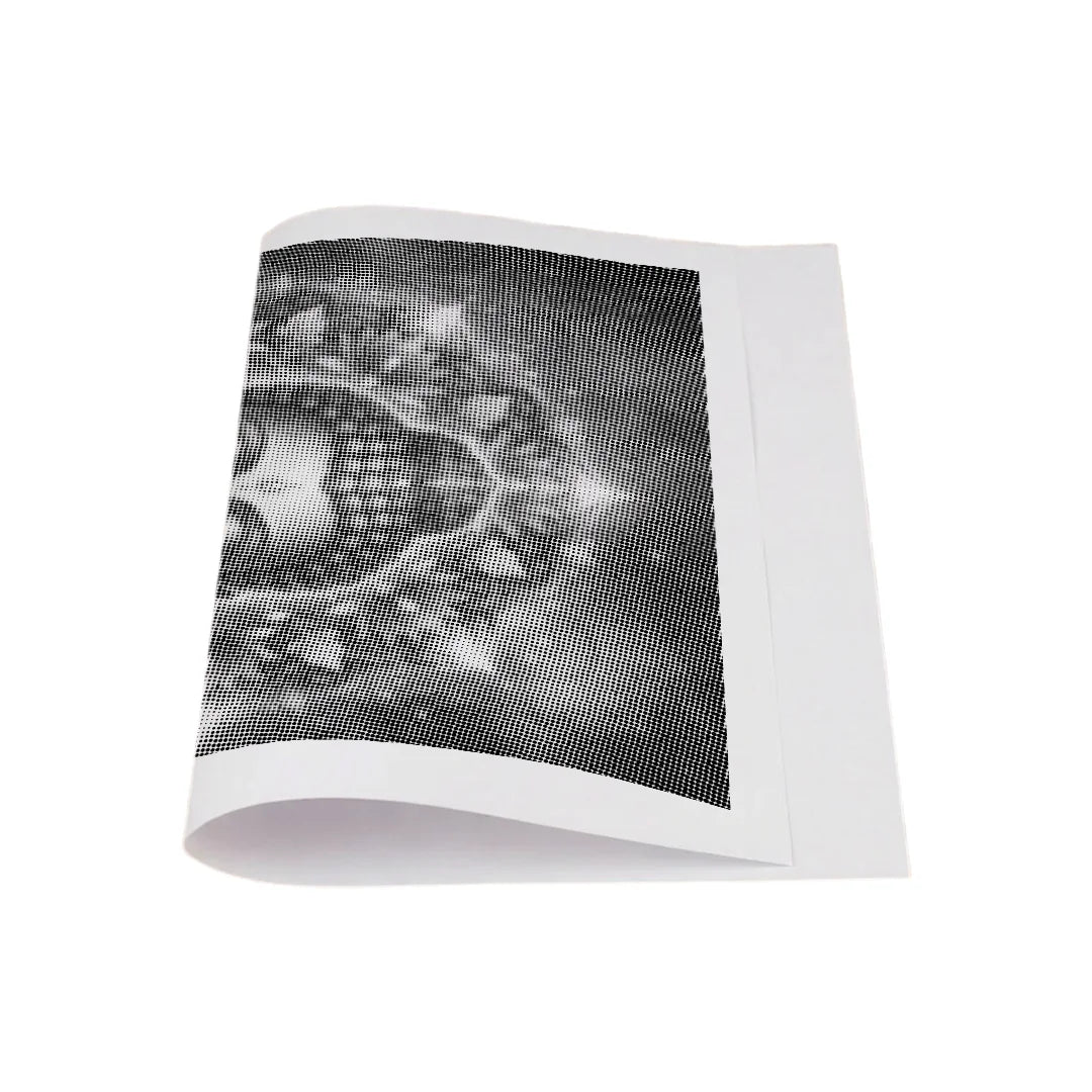 Buddha con pittura a punti di fiori