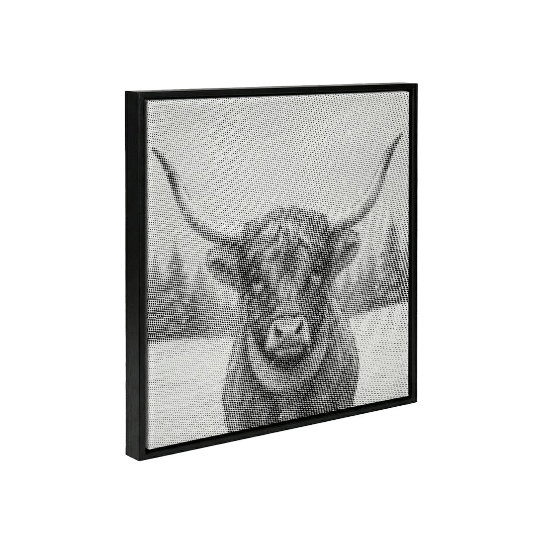 Pittura a pois natalizi scozzesi degli Highlander