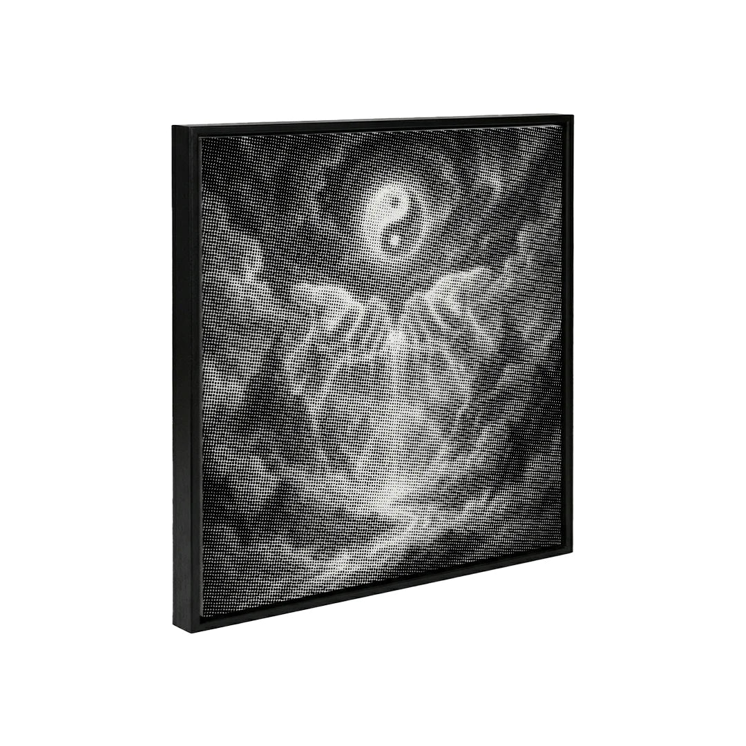 Pittura a punti della cascata Ying Yang