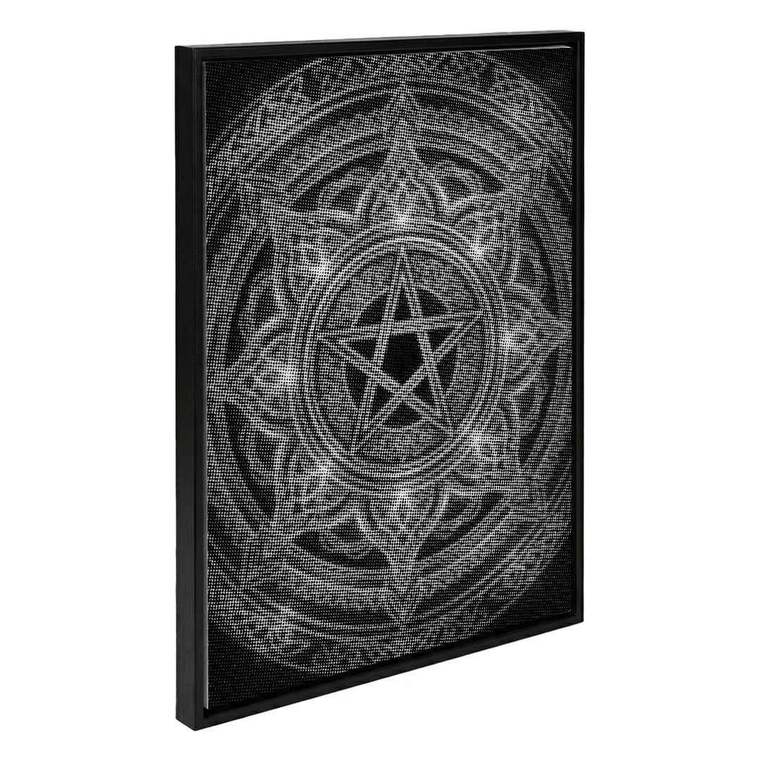 Pittura a punti stellari Mandala
