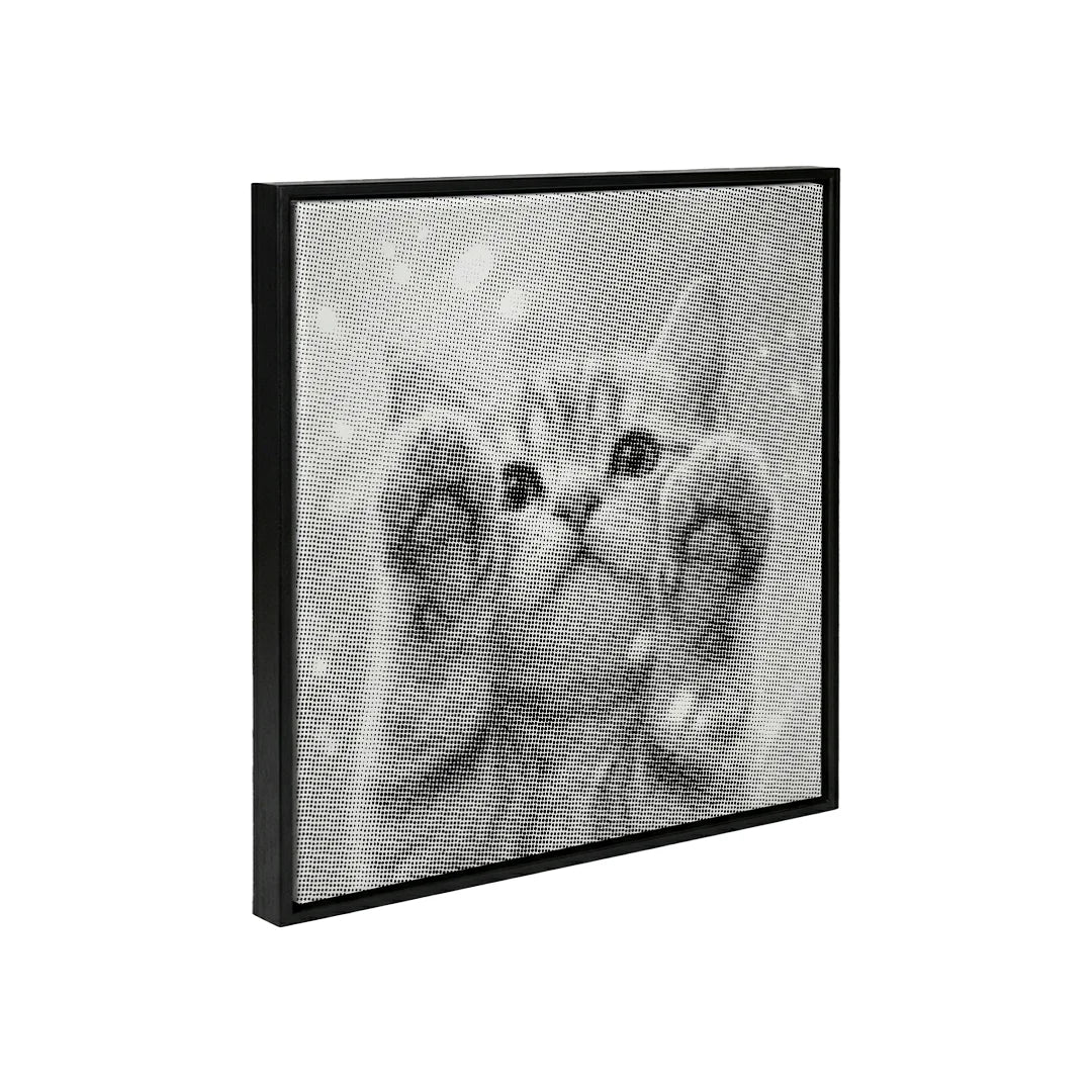 Simpatico dipinto a punti di gatto