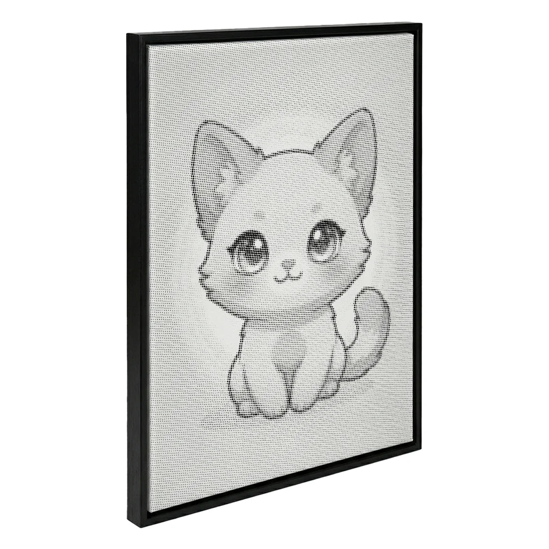 Pittura a punti di gattino