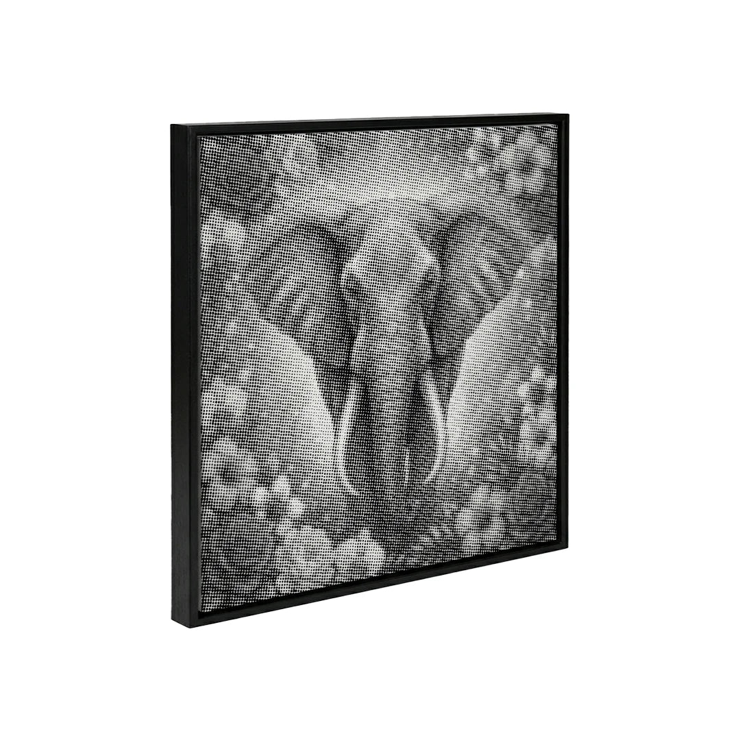 Elefante con pittura a punti di fiori