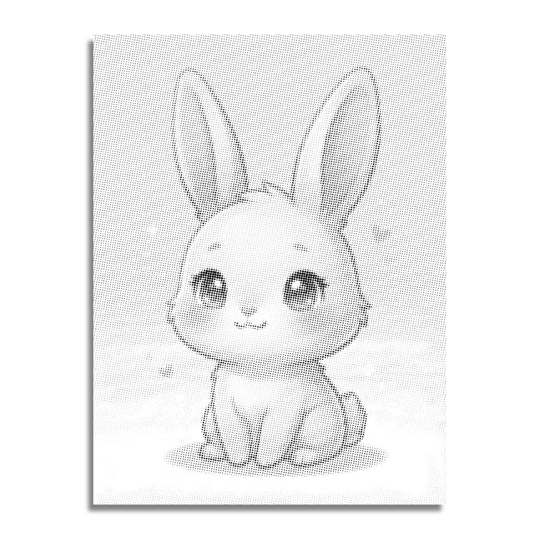 Pittura a punti di coniglio