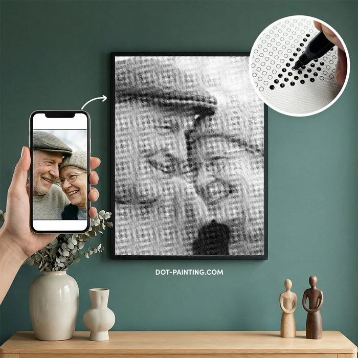 dot painting personalizzato | Carica la tua immagine | Dotpainting.it