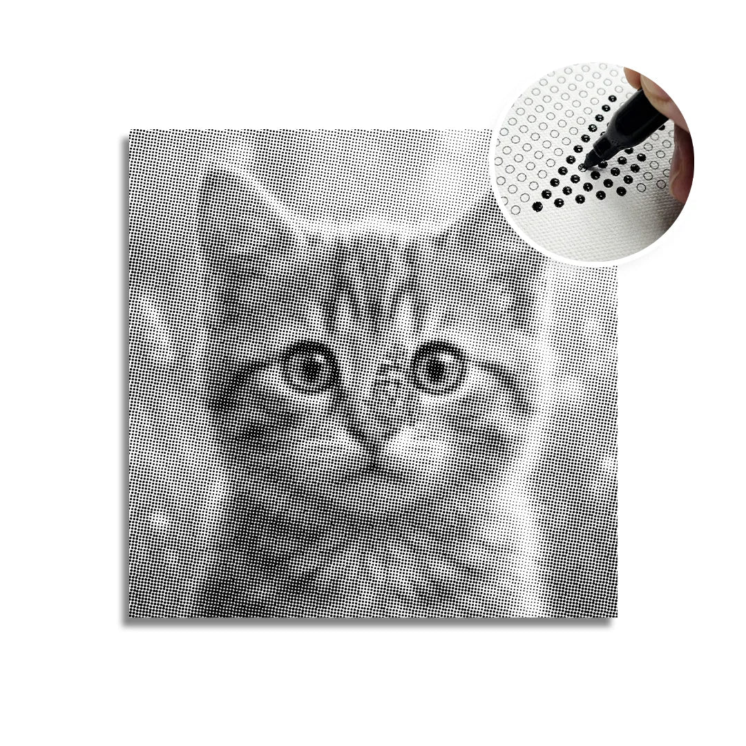 Kit dot painting Lupo