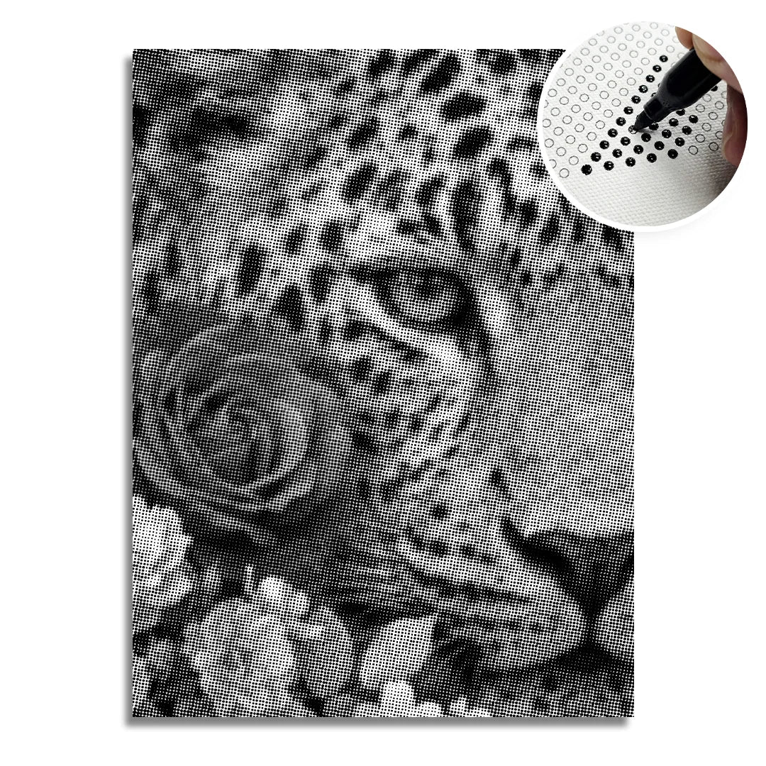 Kit dot painting Lupo