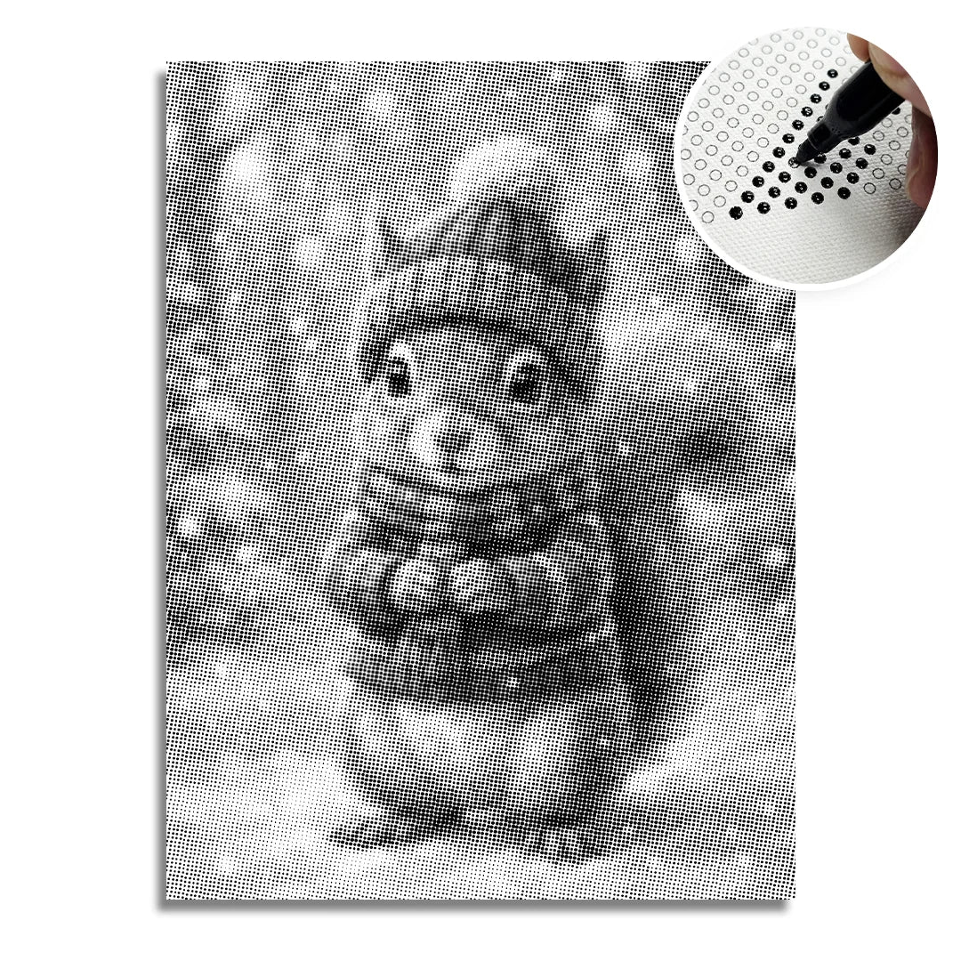 Kit dot painting Lupo