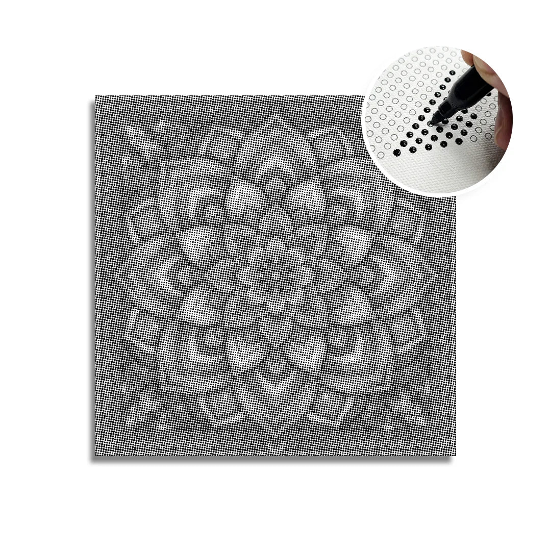 Mandala 9 punti pittura