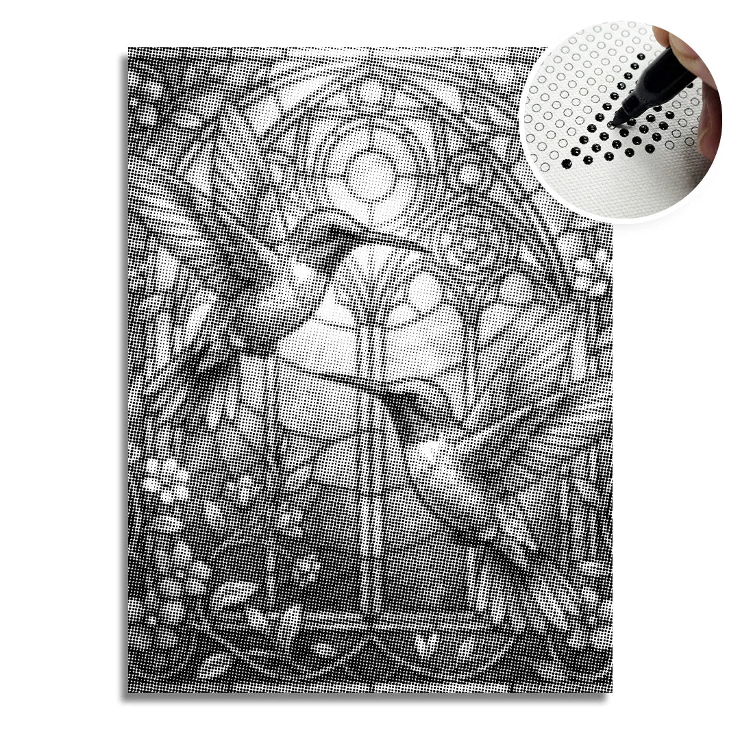 Kit dot painting Lupo