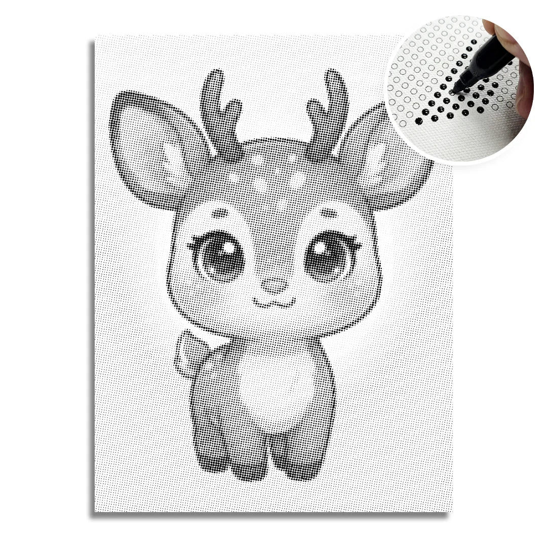 Kit dot painting Lupo