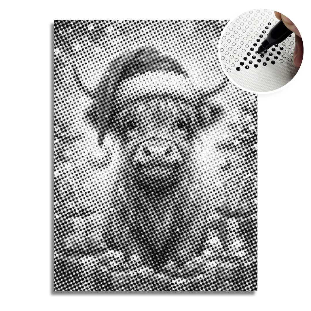 Kit dot painting Lupo