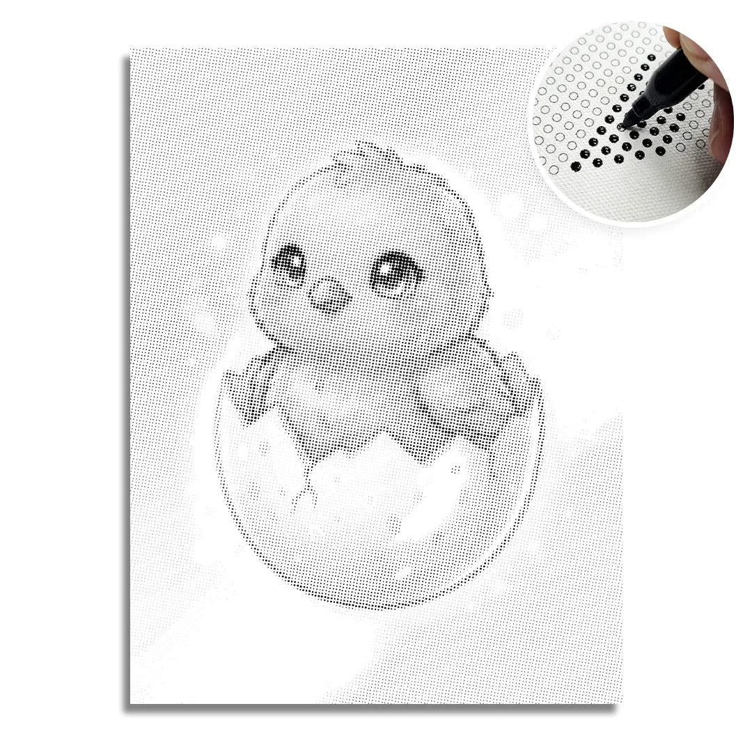 Kit dot painting Lupo