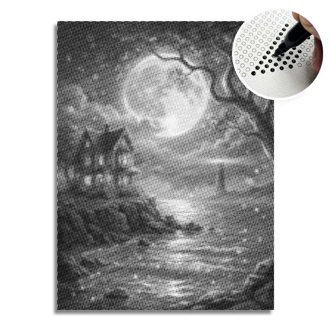 Kit dot painting Lupo