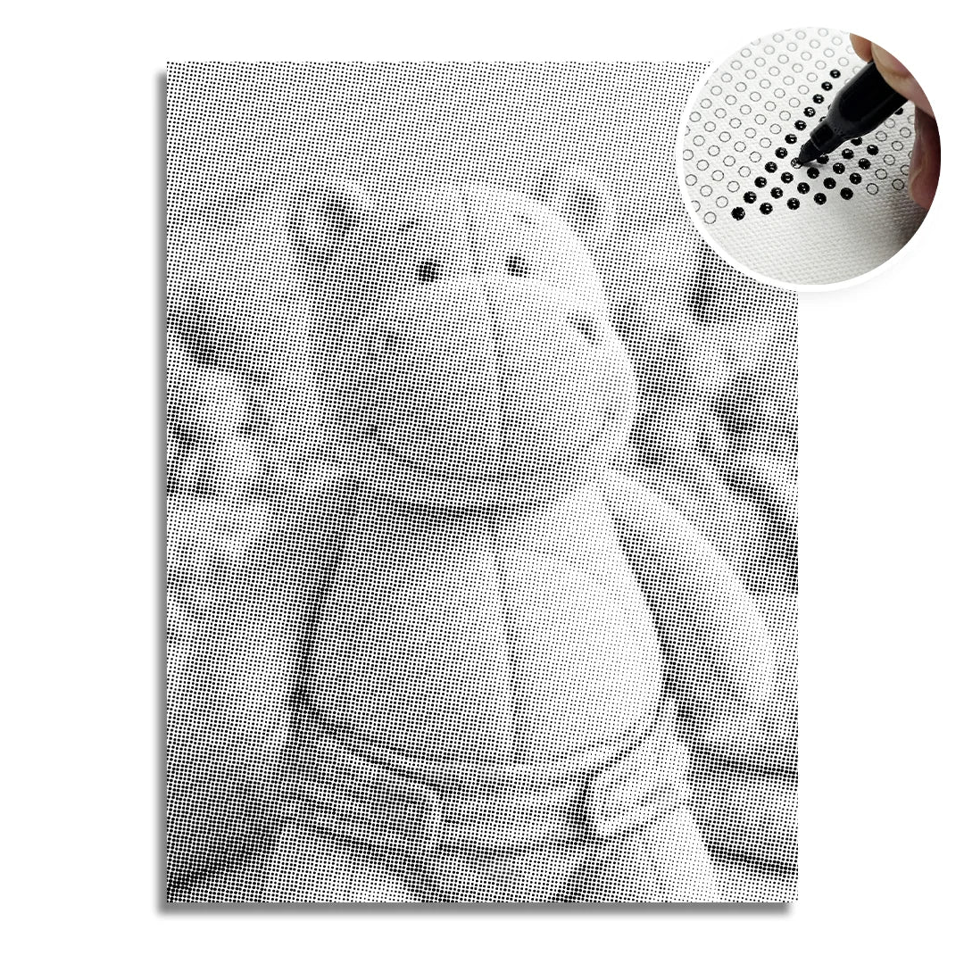 Kit dot painting Lupo