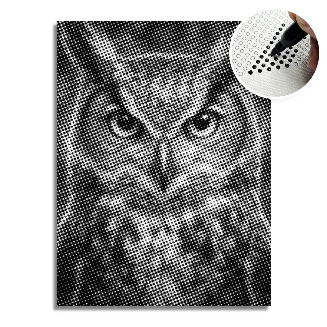 Kit dot painting Lupo