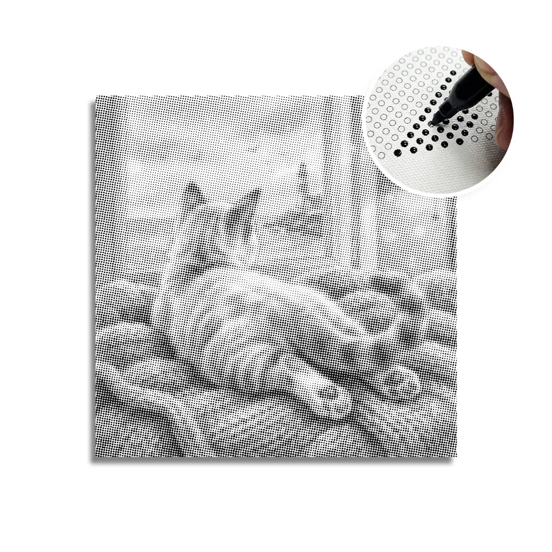 Kit dot painting Lupo