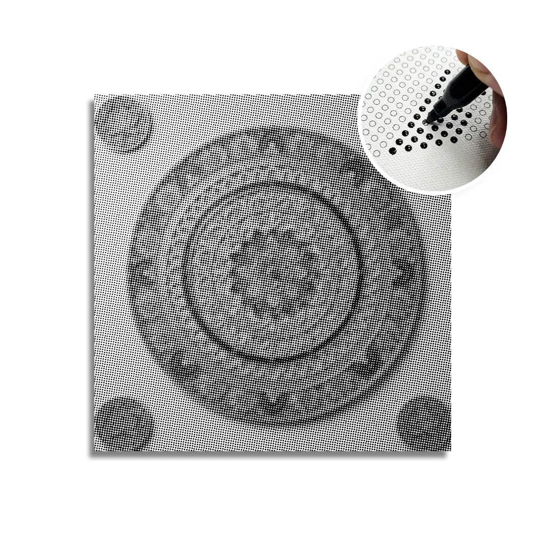 Mandala 13 punti pittura