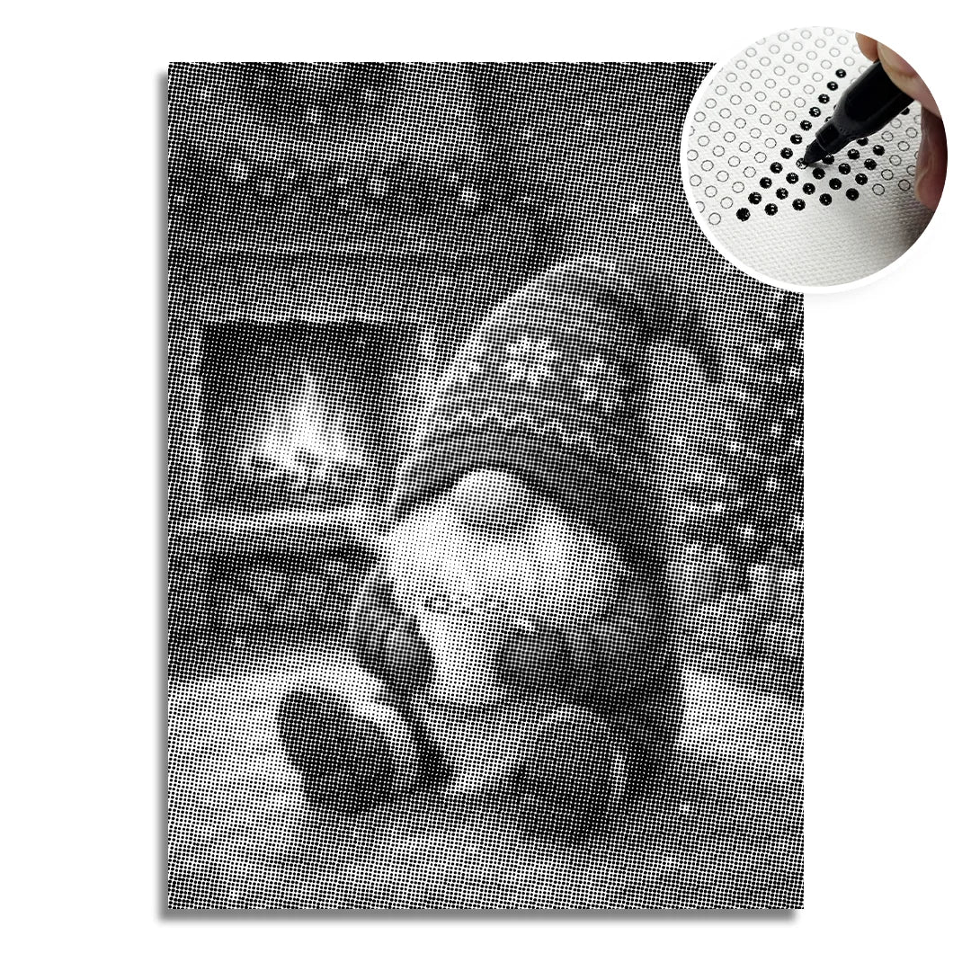 Kit dot painting Lupo