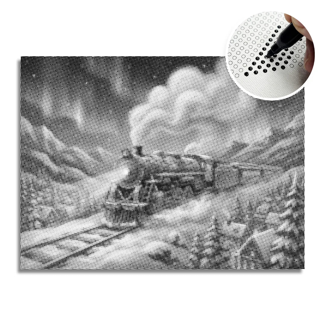 Pittura a punti Polar Express 2