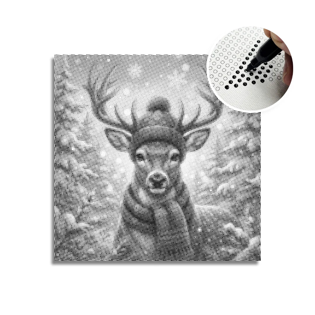 Kit dot painting Lupo