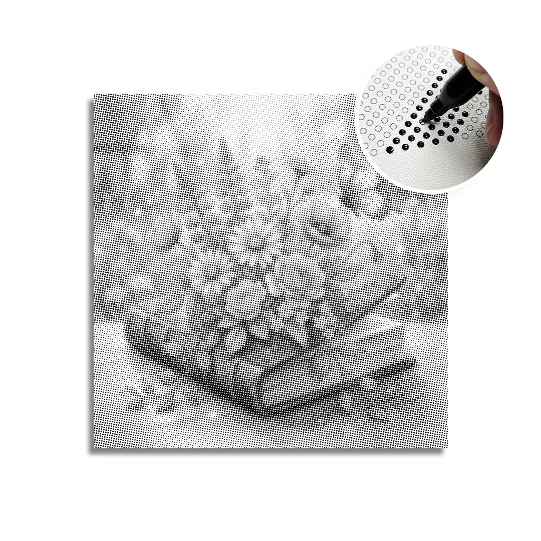 Kit dot painting Lupo