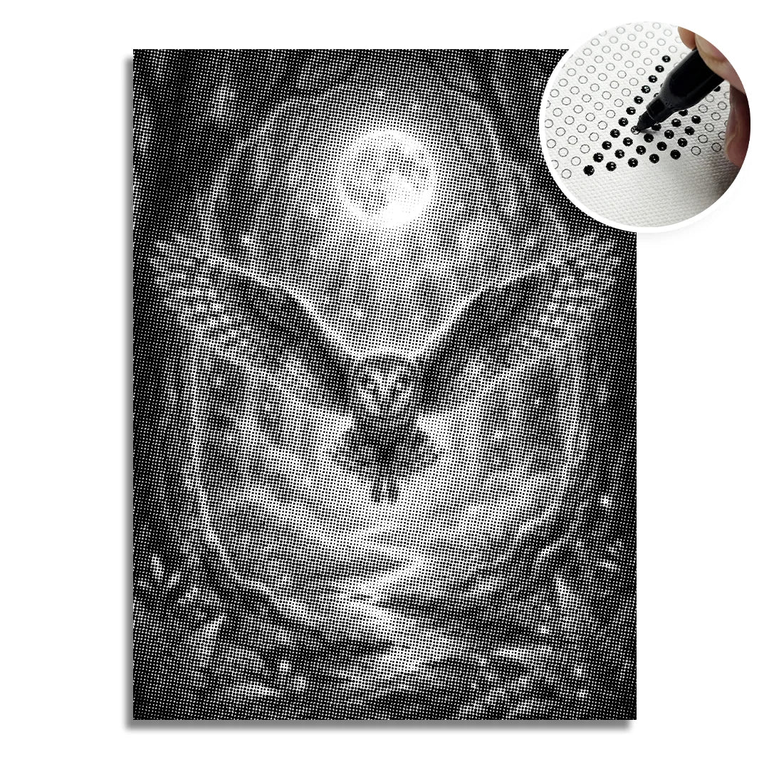 Kit dot painting Lupo