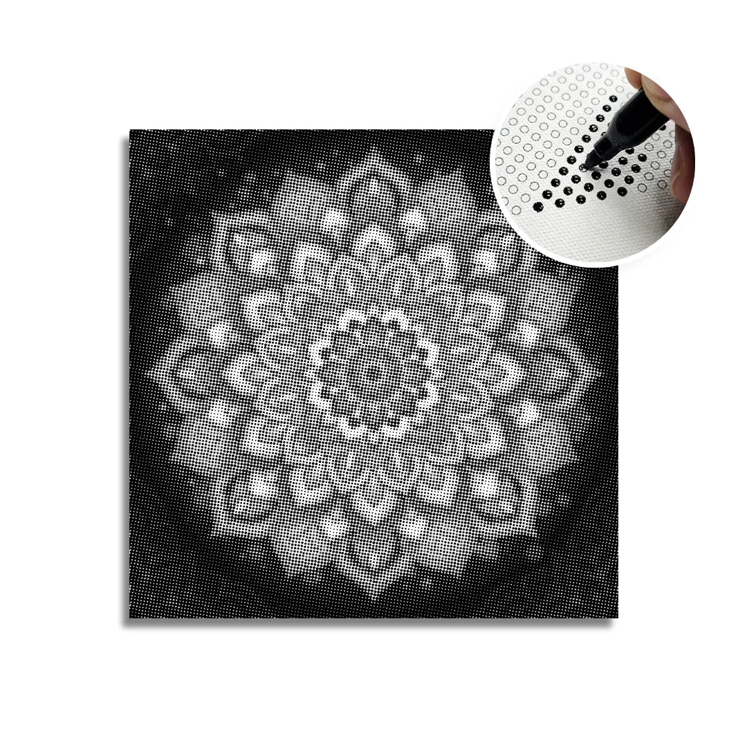Pittura Mandala a 3 punti