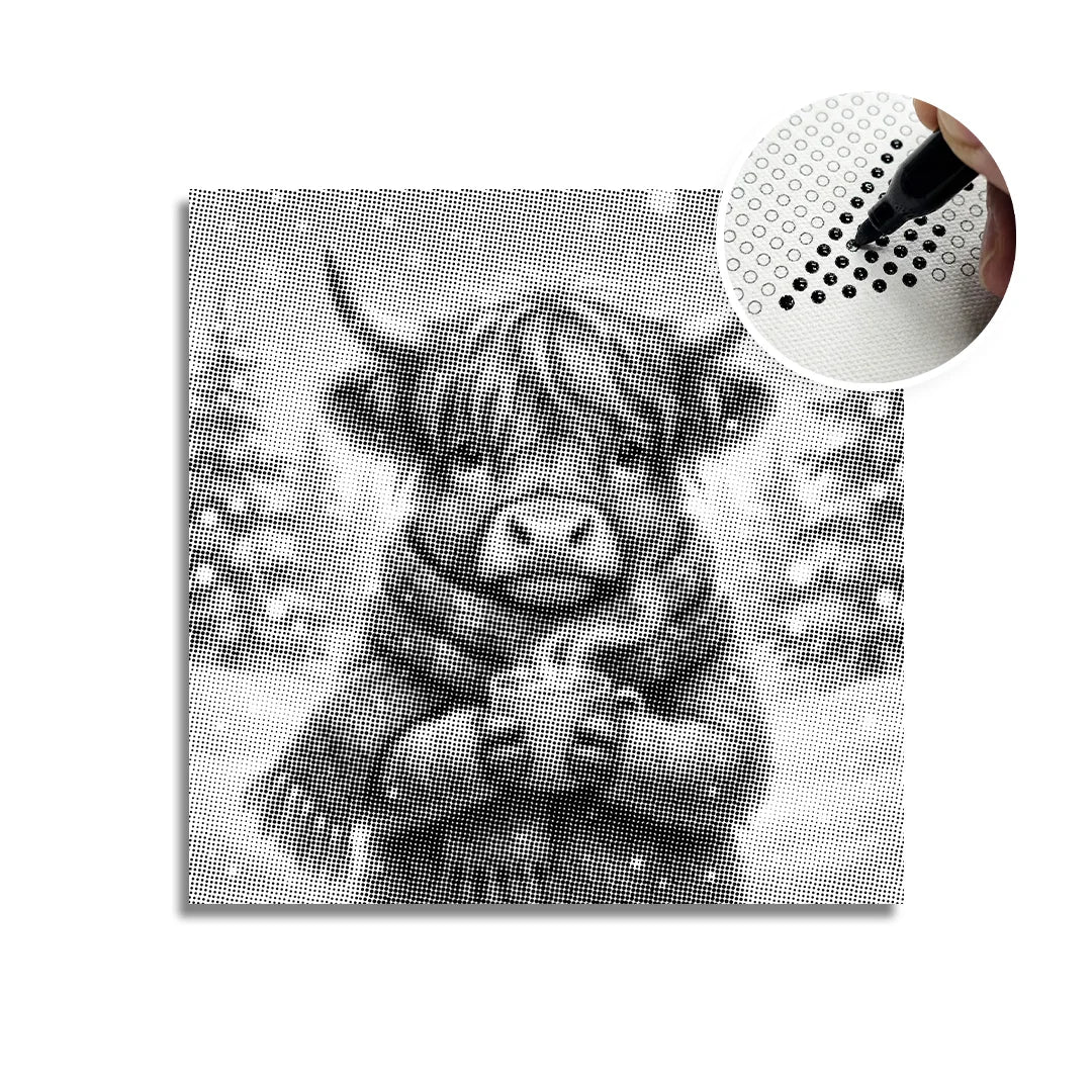 Kit dot painting Lupo