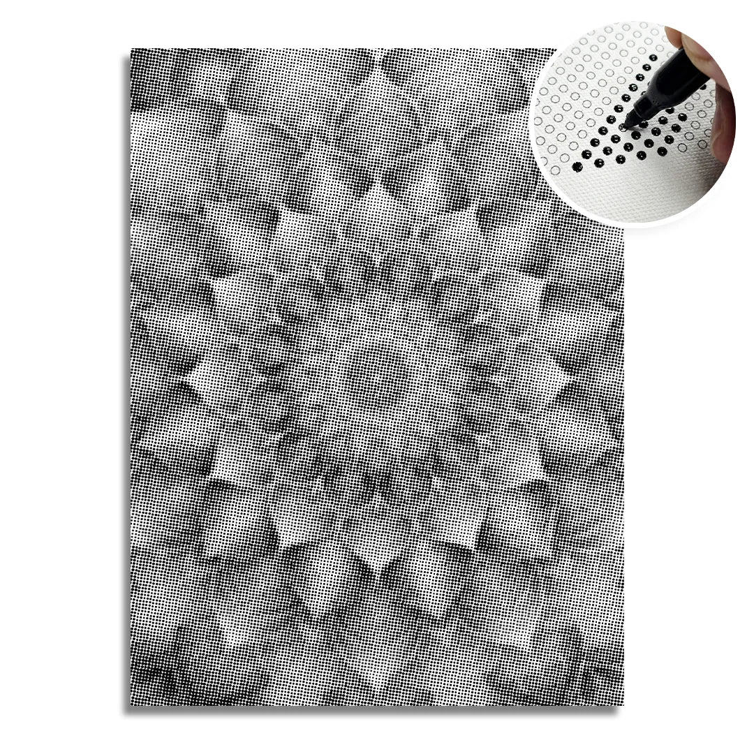Mandala 4 punti pittura