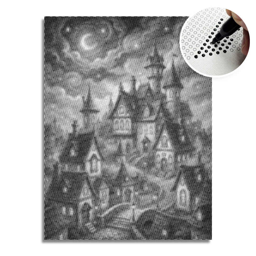 Kit dot painting Lupo