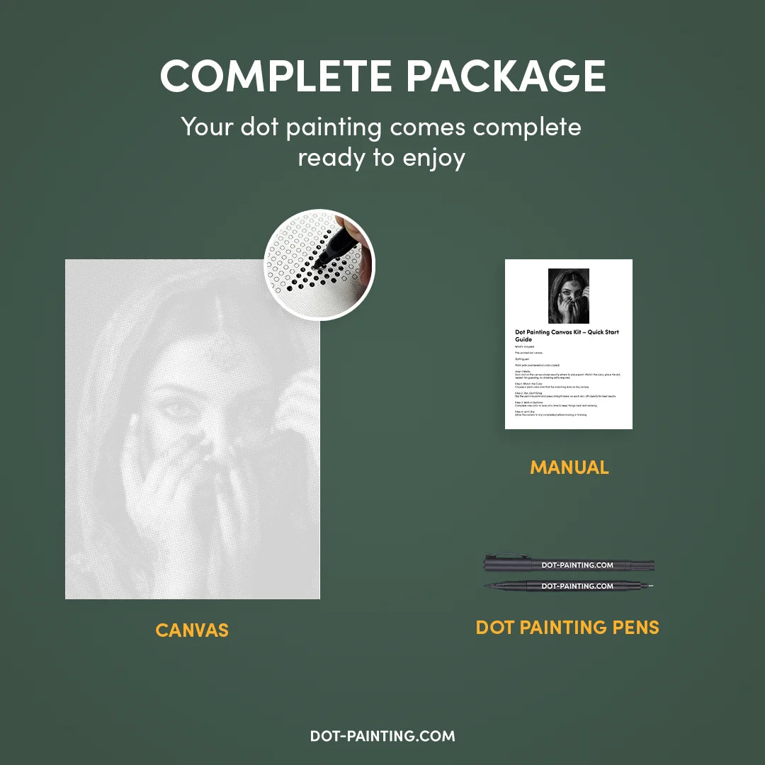 Bellissimo dipinto indiano a punti