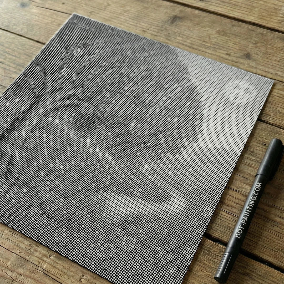 Pittura a punti di una giornata di sole