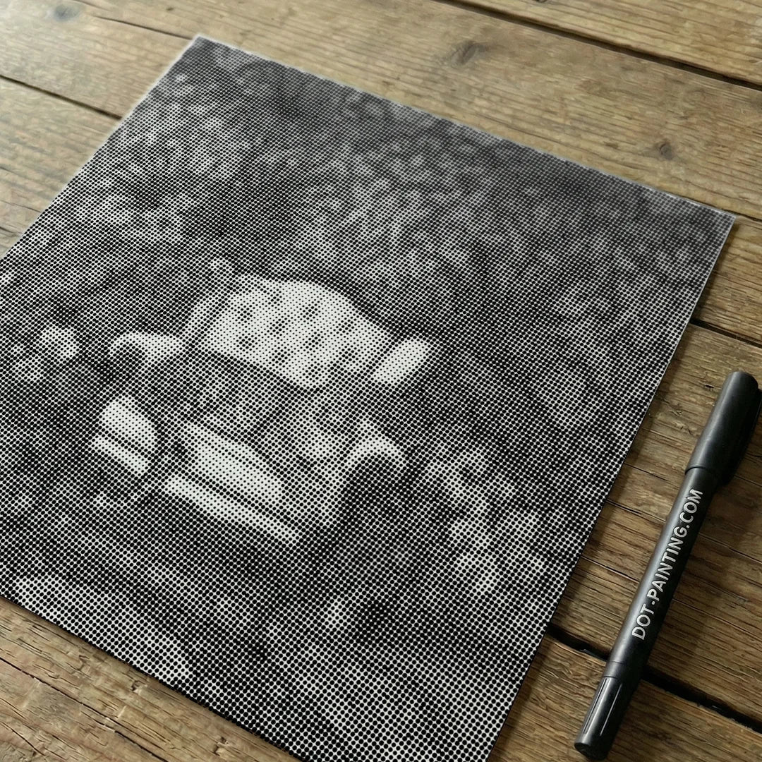 Pittura a punti Re Leopardo