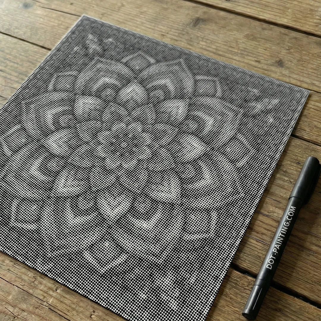 Mandala 9 punti pittura