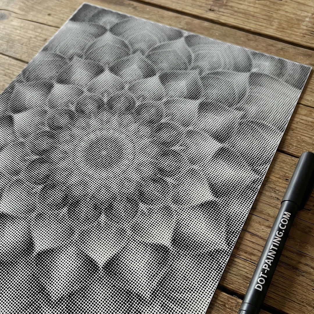 Mandala 4 punti pittura
