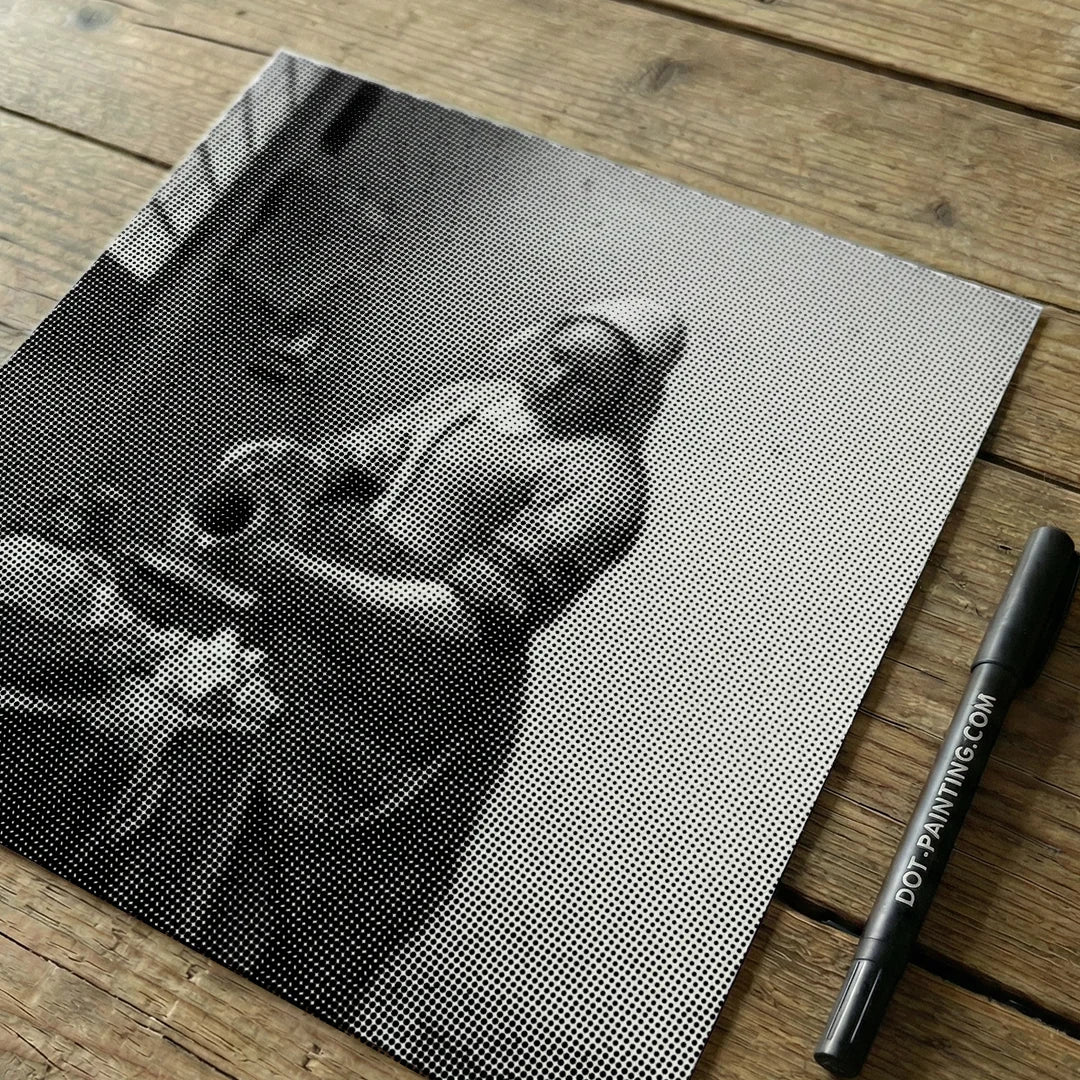 Pittura a punti Milkmaid