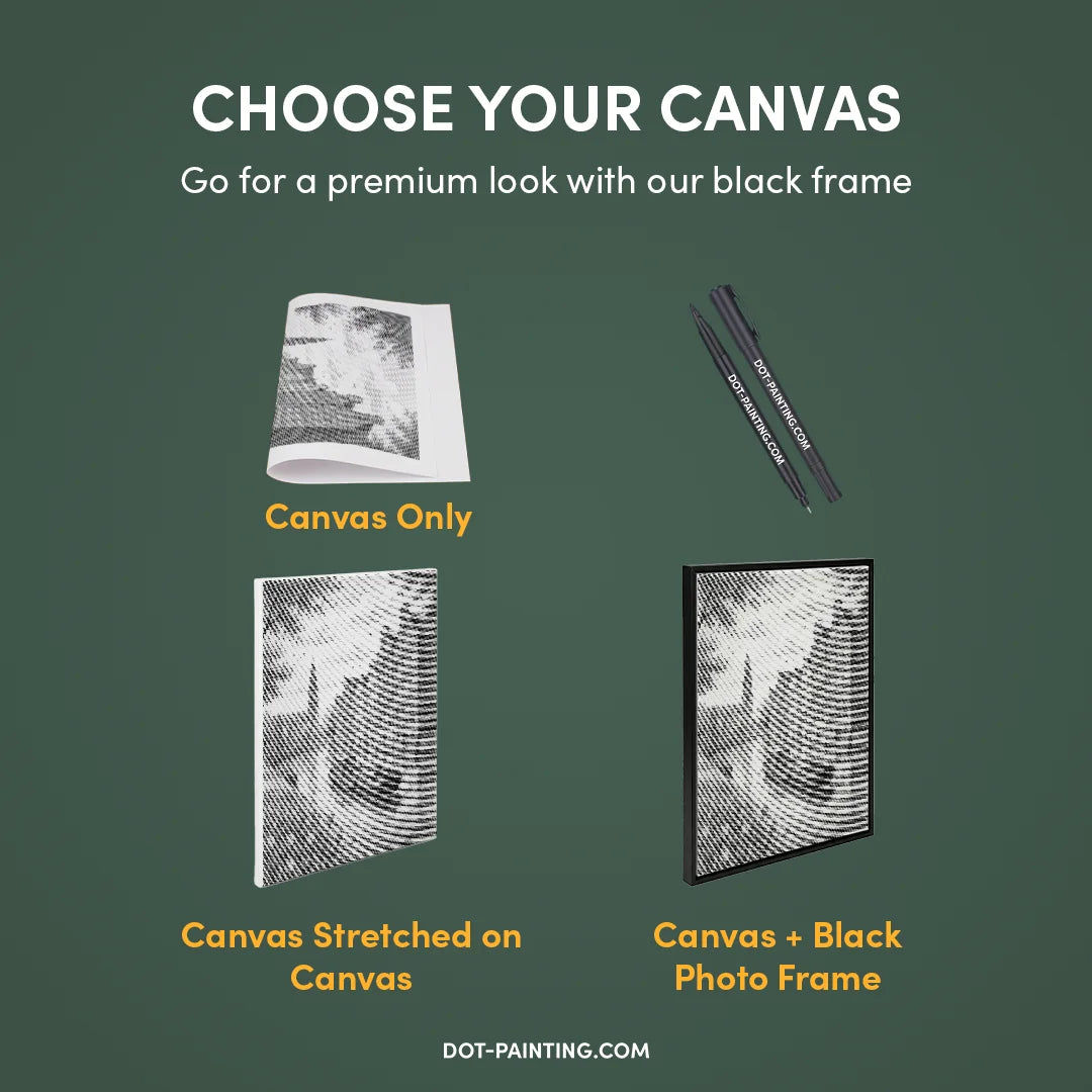 Pittura a punti del canale di Amsterdam