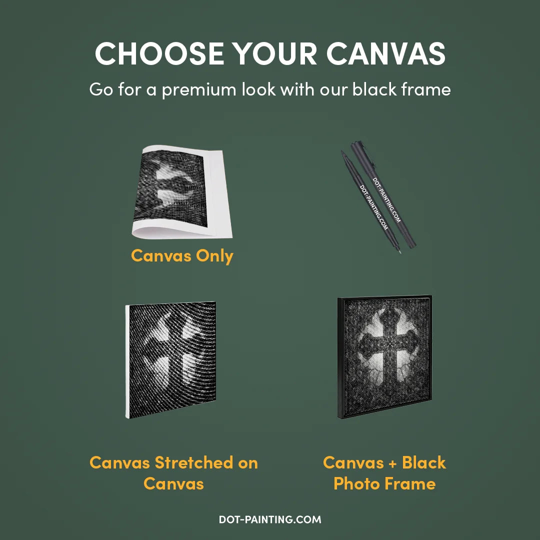 Pittura a punto croce in vetro colorato