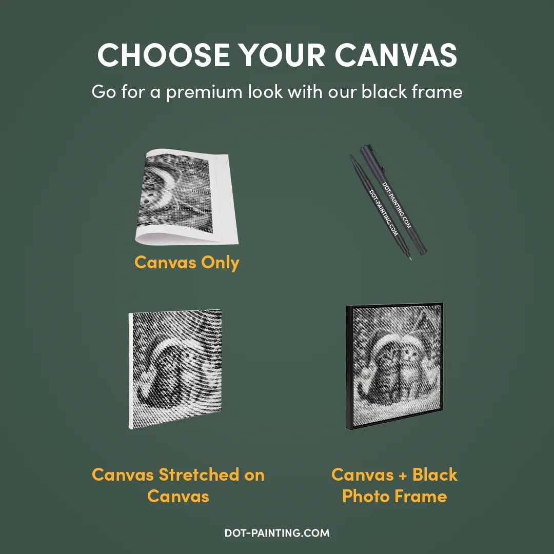 Pittura a pois di gattino di Natale