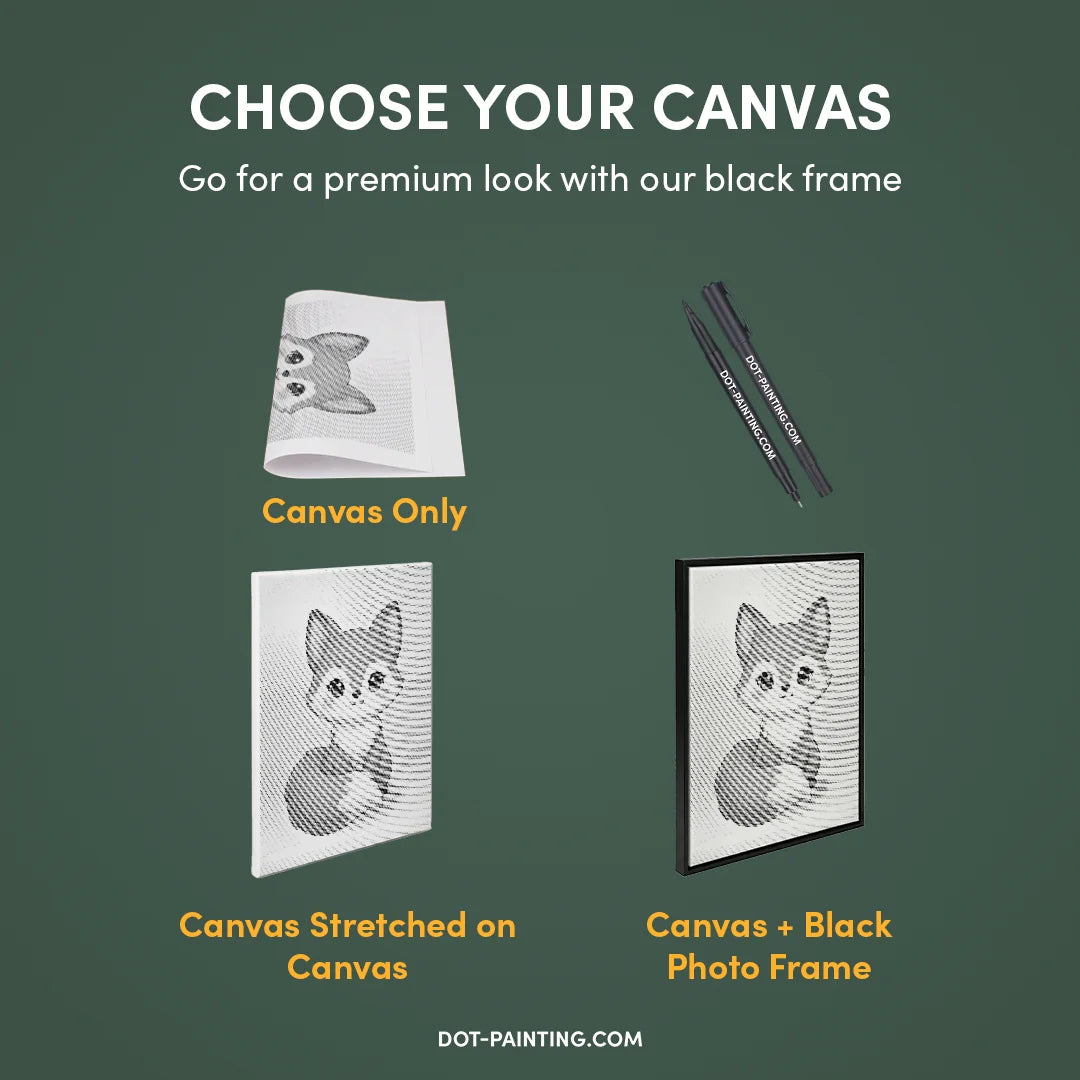 Simpatico dipinto a pois di volpe