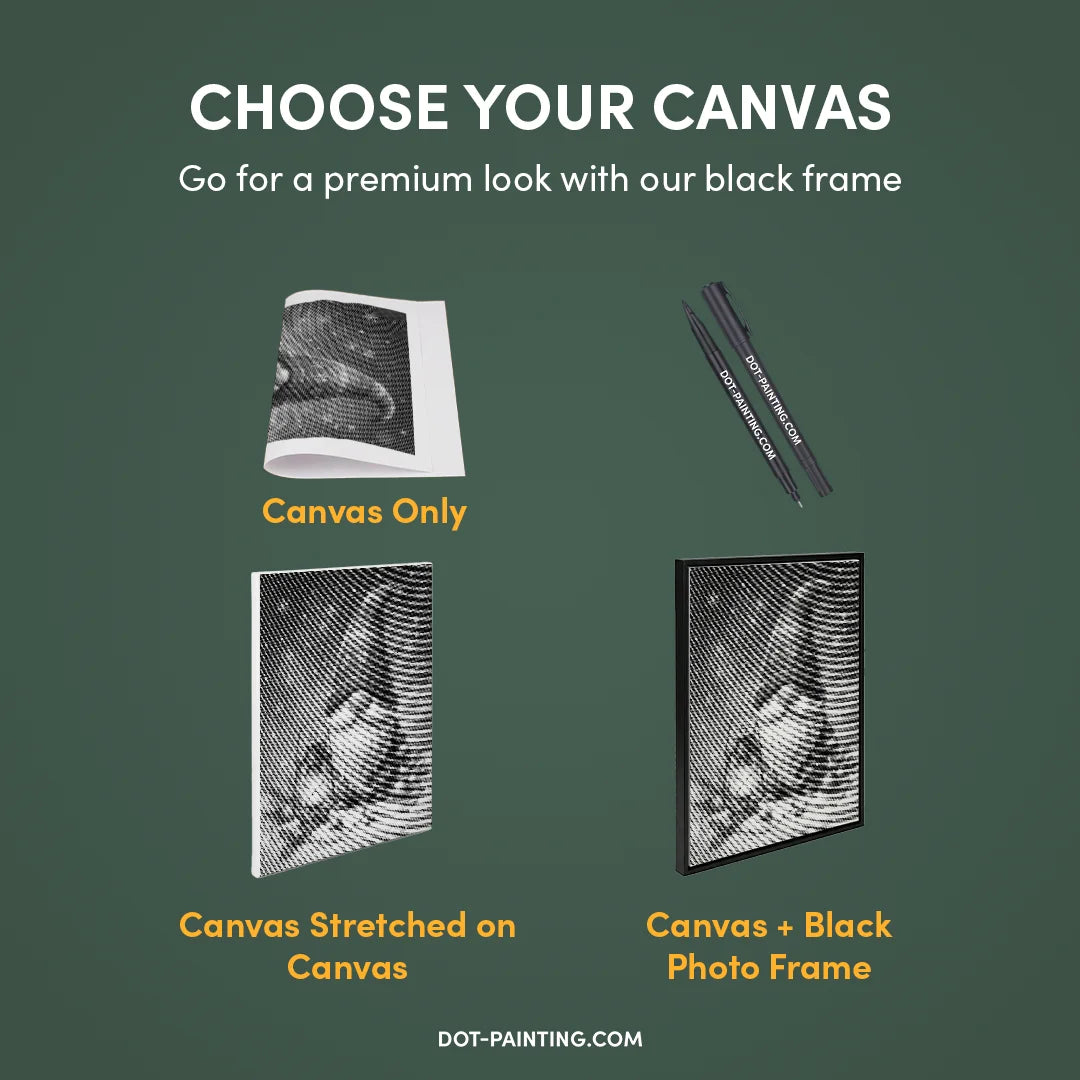 Pittura a pois di gnomo di Natale