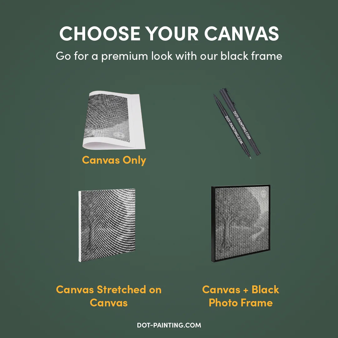 Pittura a punti di una giornata di sole