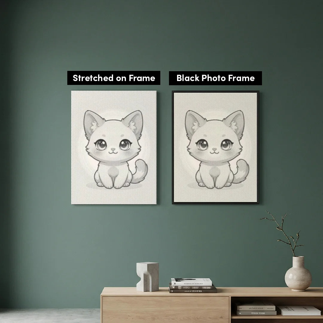 Pittura a punti di gattino