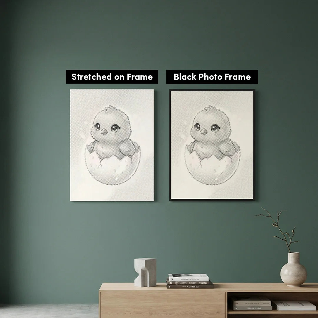 Pittura a punti di anatroccolo