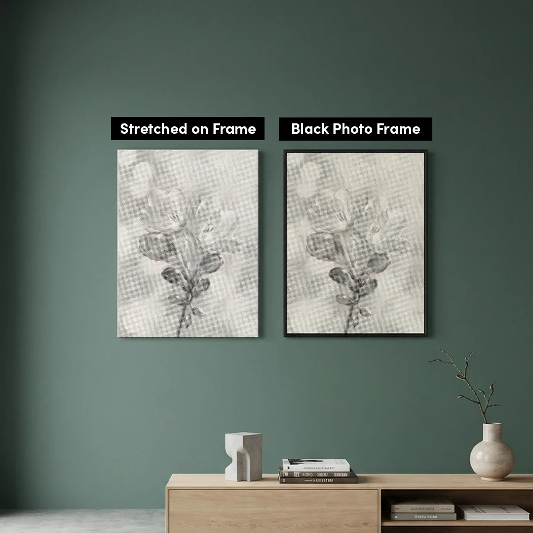 Fiore in aumento Dot Painting