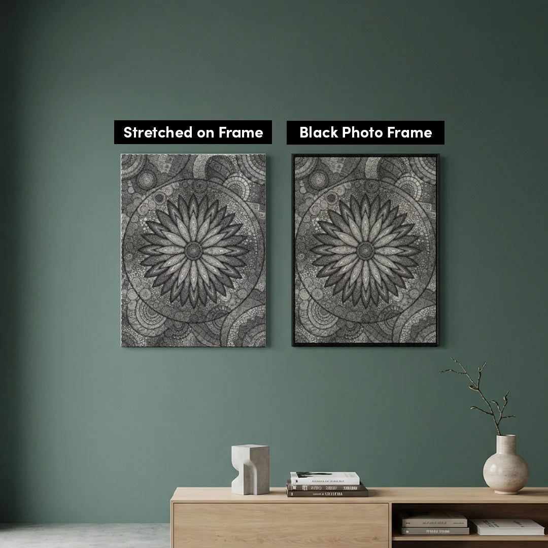 Fiore con puntini Pittura a punti
