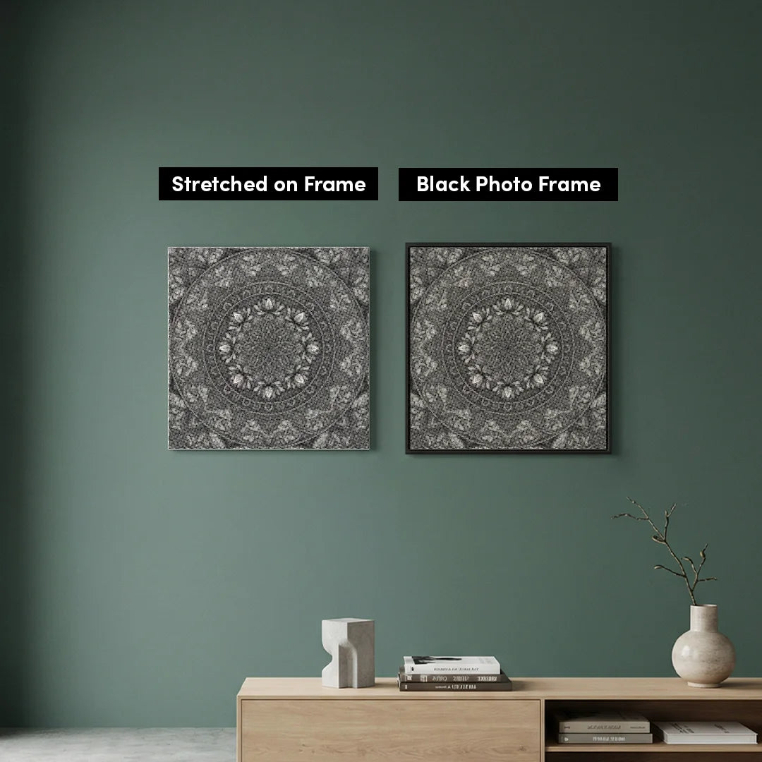 Mandala 8 punti pittura