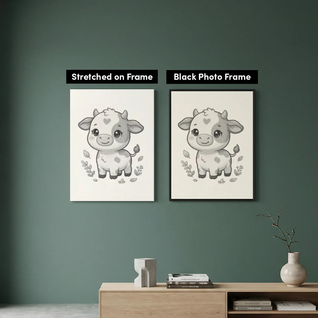 Pittura a punti di mucca